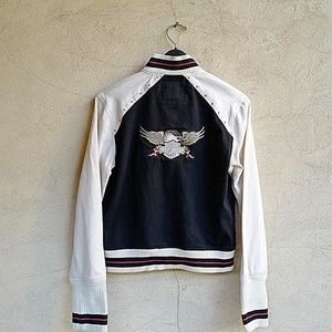 Vintage Harley Davidson bomber Baseball Jacket 🖤❤️‍🔥